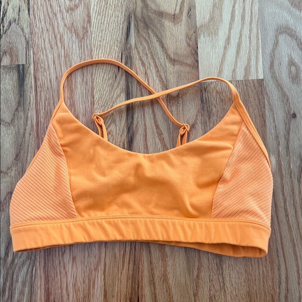 ALO Yoga Vibrant Orange Sports Bra